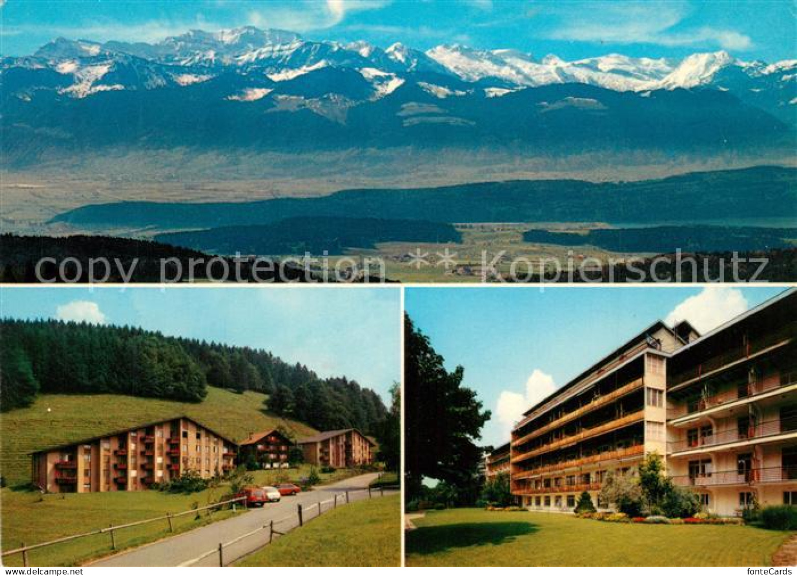 13316424 Wald ZH Zuercher Hoehenklinik Talblick Alpenpanorama Wald ZH - Autres & Non Classés