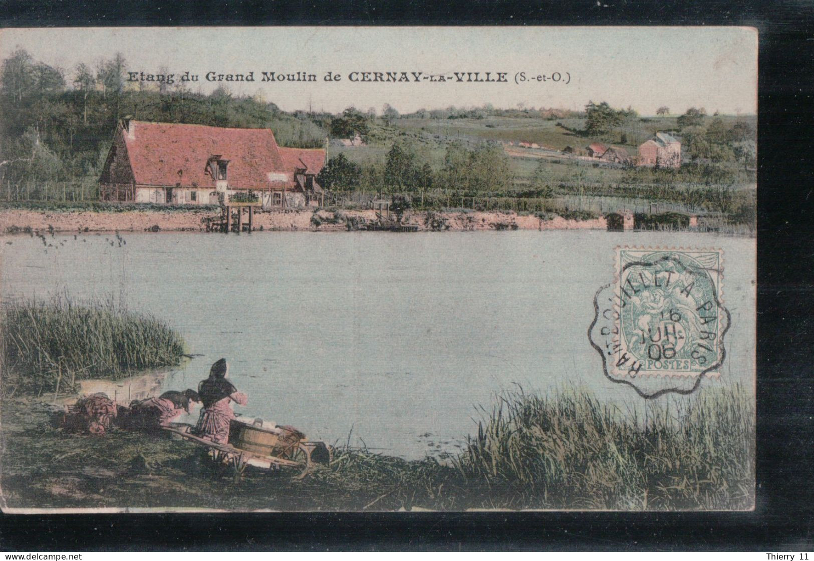 Cpa 78 Etang Du Grand Moulin De Cernay La Ville - Cernay-la-Ville