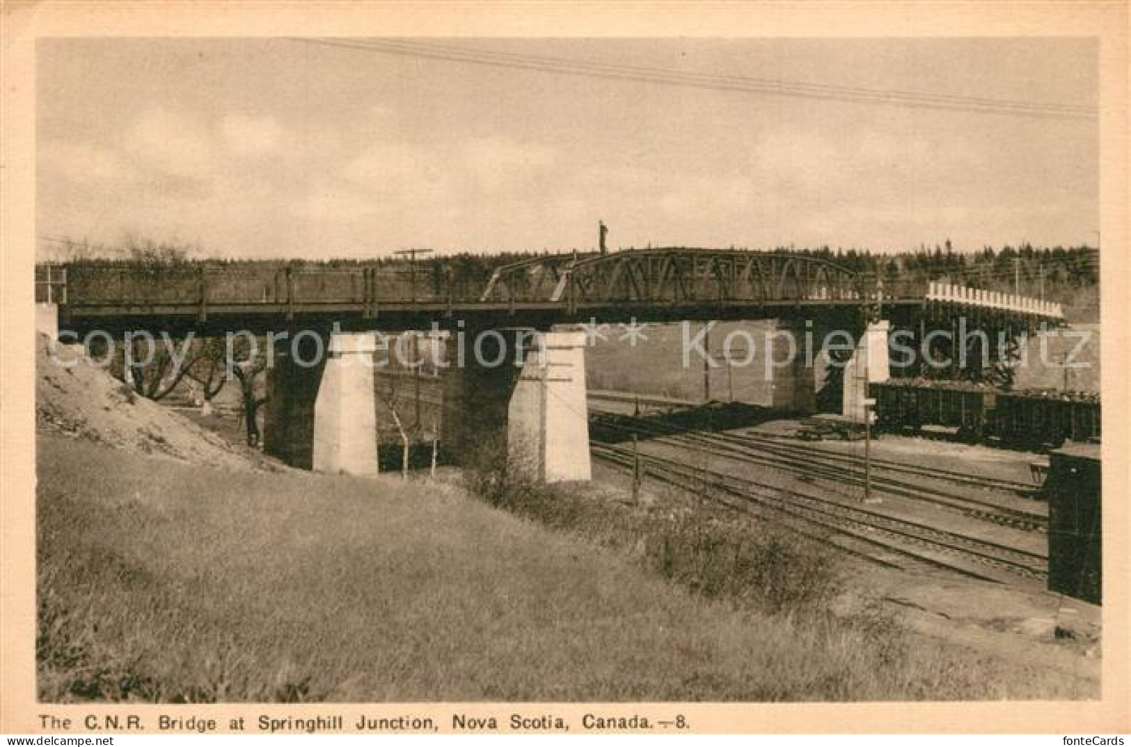 13316288 Nova Scotia The CNR Bridge At Springhill Junction Nova Scotia - Unclassified