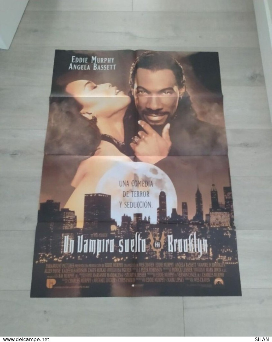 Cartel Original  Cine Del Estreno Un Vampiro Suelto En Brooklyn Eddie Murphy Affiche Originale Du Film Pour La Première - Otros