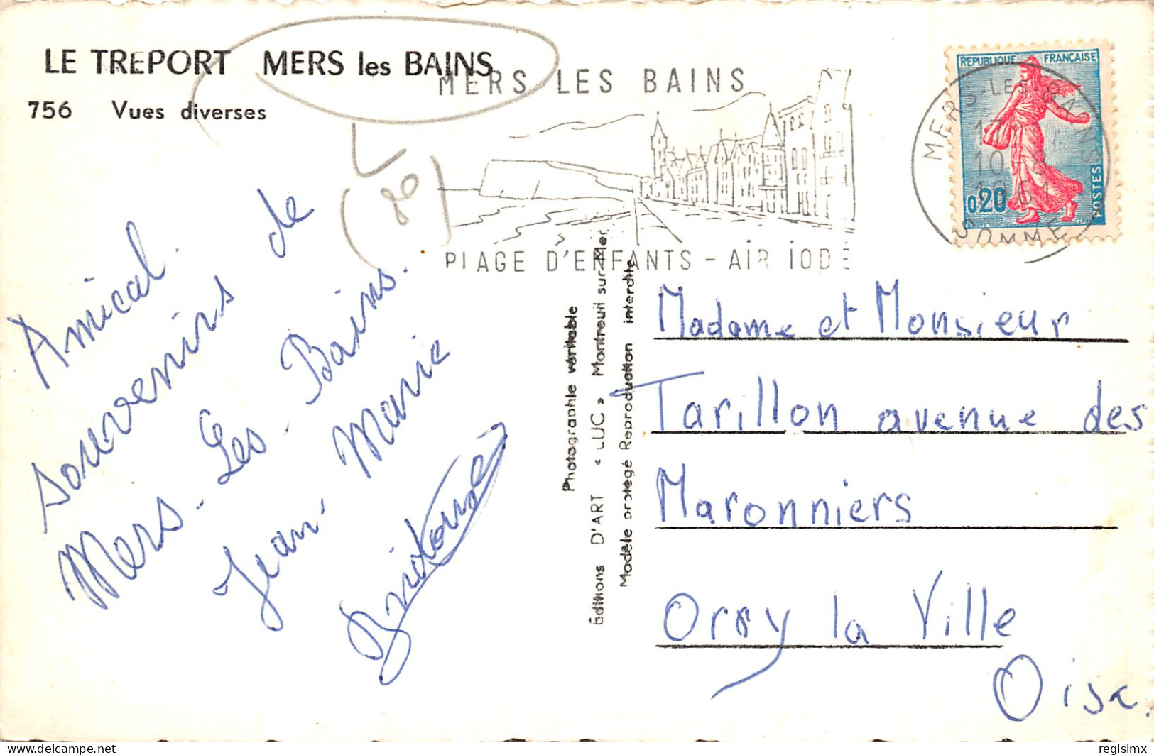 80-MERS LES BAINS-N°514-A/0071 - Mers Les Bains
