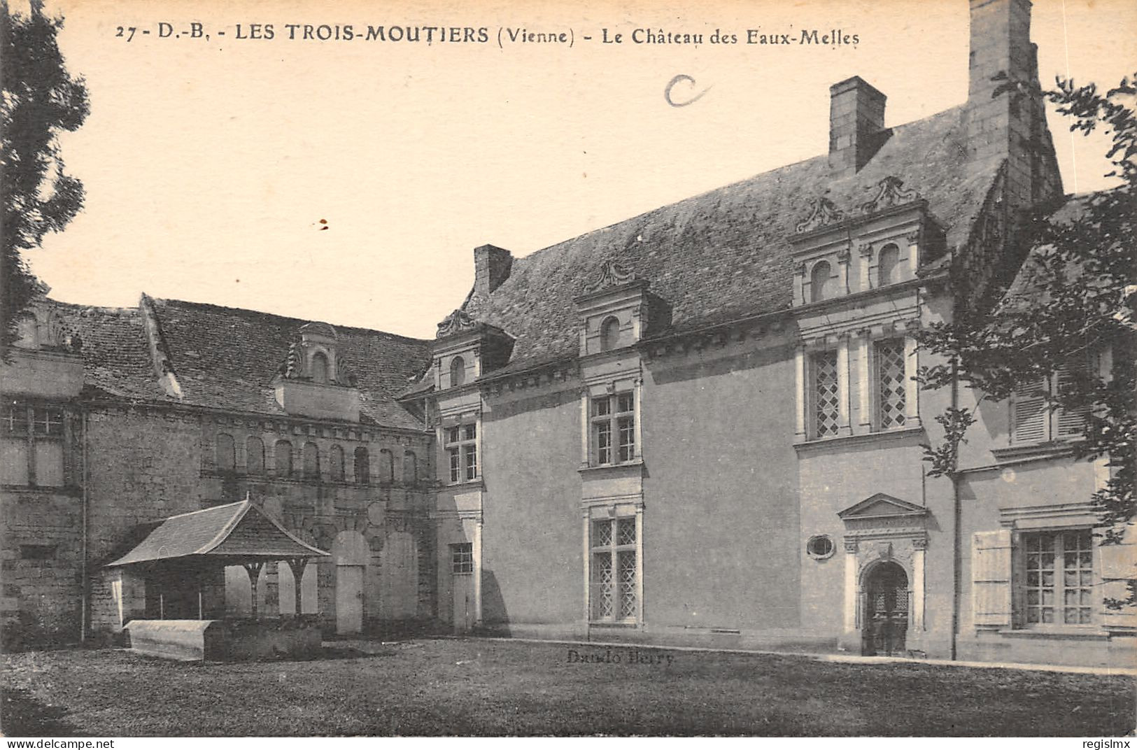 86-LES TROIS MOUTIERS-CHÂTEAU DES EAUX MELLES-N°515-C/0319 - Les Trois Moutiers