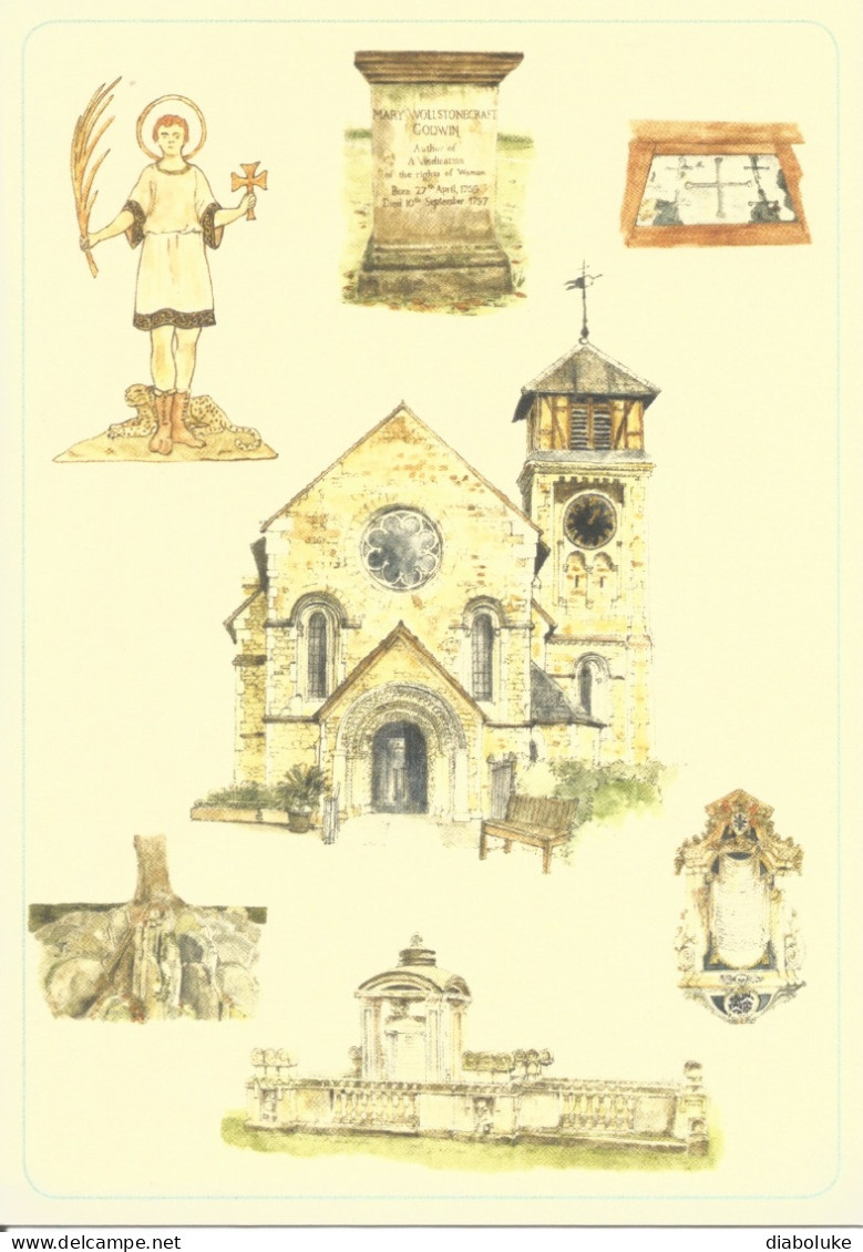 (UNITED KINGDOM) ST. PANCRAS OLD CHURCH, LONDON - New Postcard - Other & Unclassified