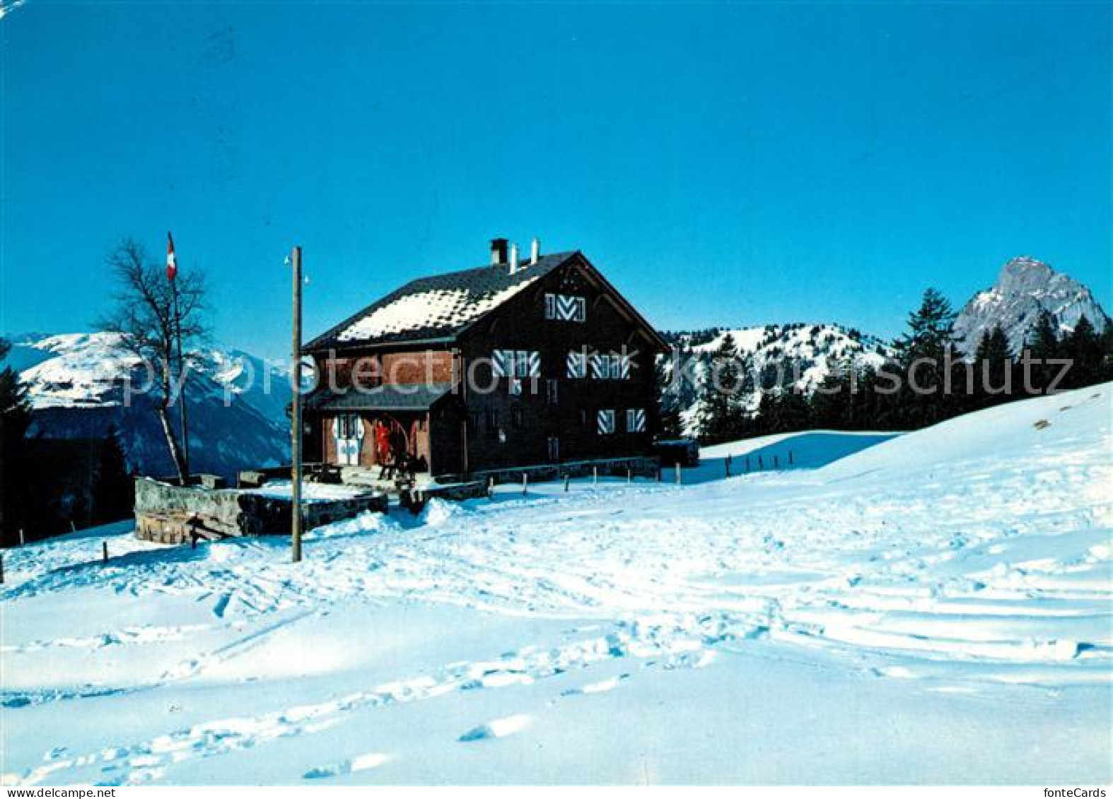 13315404 Ibergeregg Utohaus Berghaus Alpen Ibergeregg - Sonstige & Ohne Zuordnung