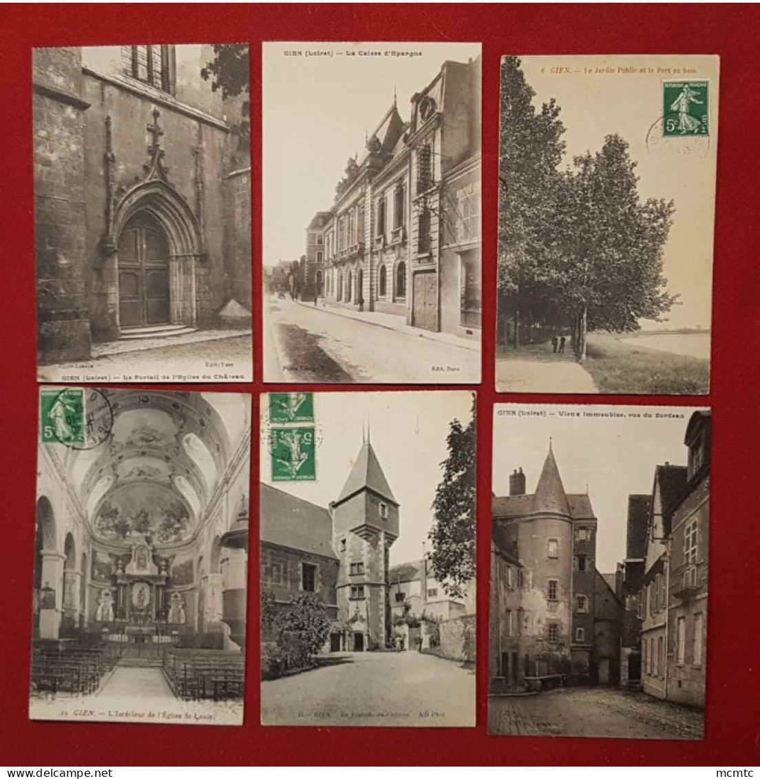 19 Cartes  -  Gien -   ( 45 - Loiret) - Gien