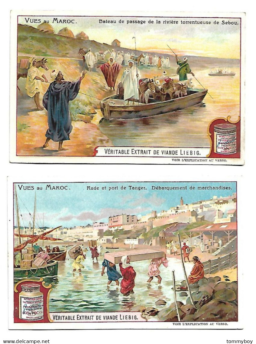 S 854, Liebig 6 Cards, Vues Au Maroc (ref B22) - Liebig