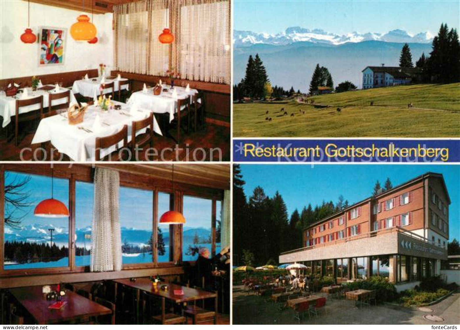 13313772 Oberaegeri Restaurant Gottschalkenberg Alpenblick Oberaegeri - Altri & Non Classificati