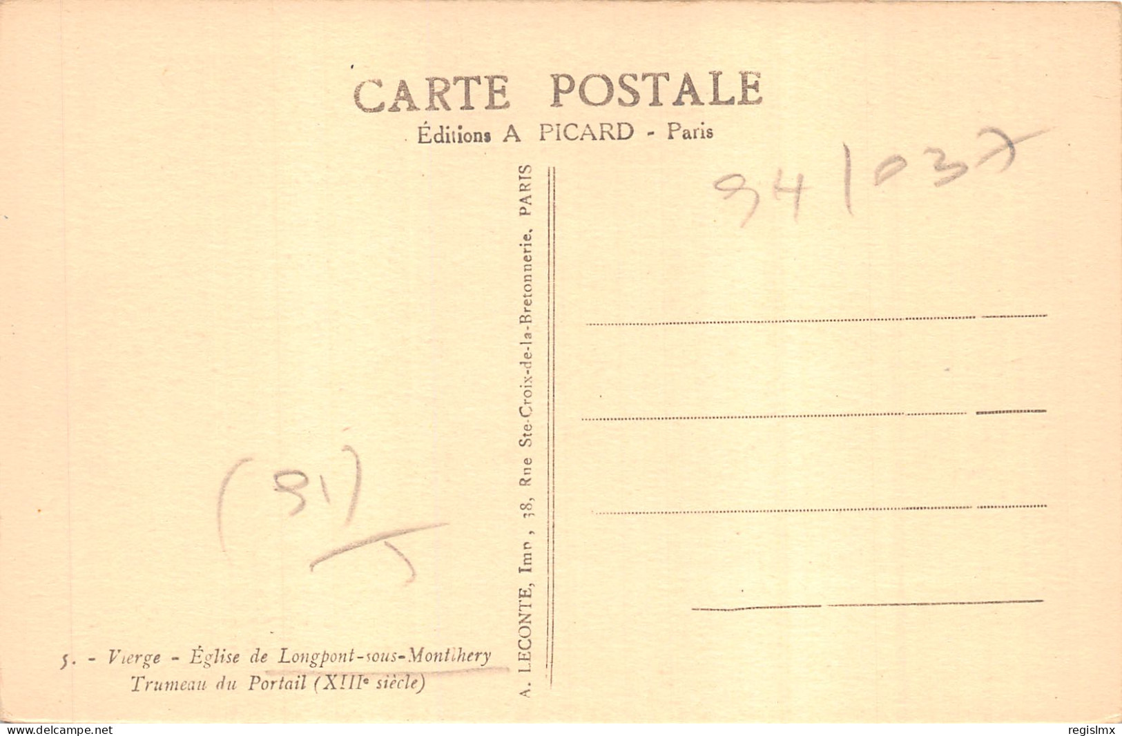 91-LONGPONT-N°516-D/0379 - Other & Unclassified