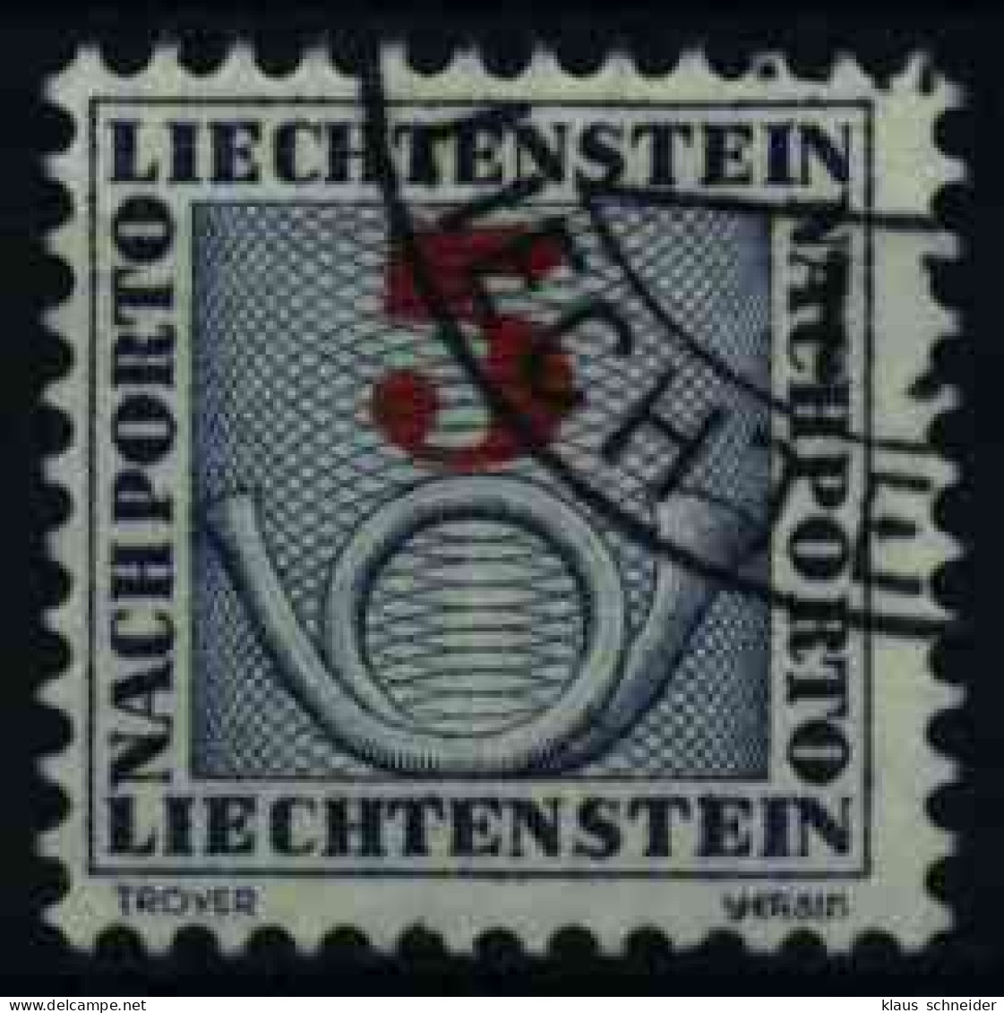 LIECHTENSTEIN PORTOMARKEN 1940 Nr 21 Gestempelt X0DED36 - Strafportzegels