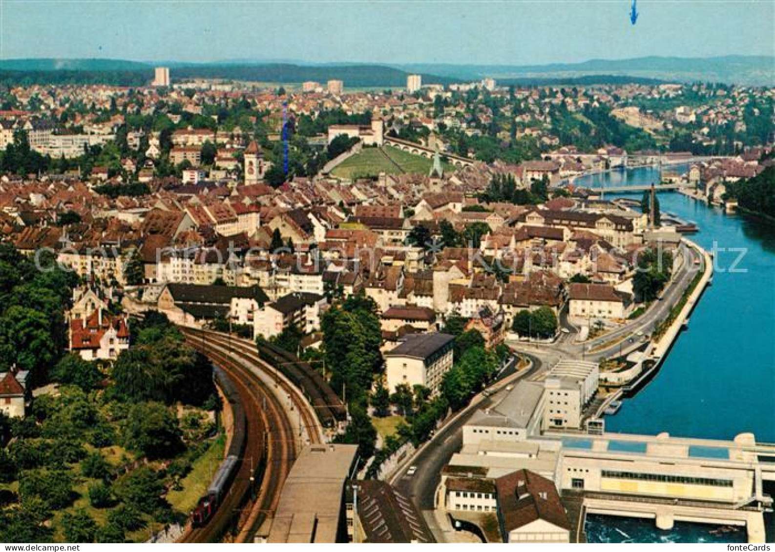 13312734 Schaffhausen SH Fliegeraufnahme Mit Rhein Schaffhausen SH - Sonstige & Ohne Zuordnung