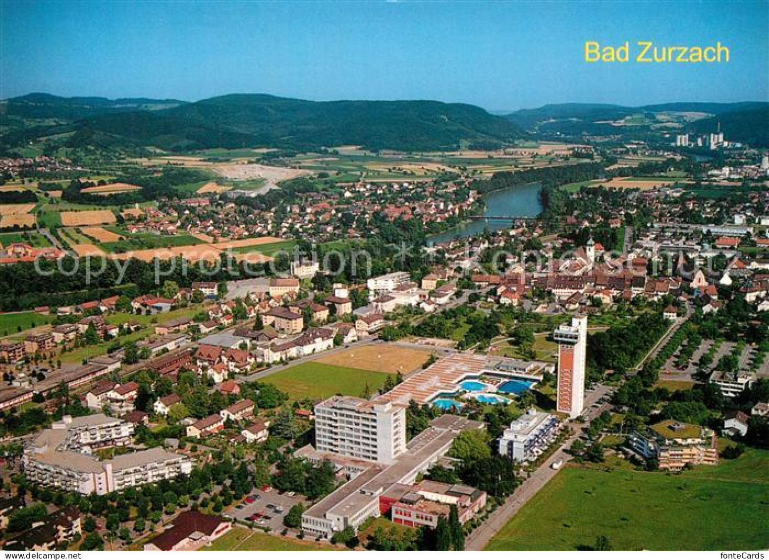 13312413 Bad Zurzach Thermalbad Fliegeraufnahme Bad Zurzach - Other & Unclassified