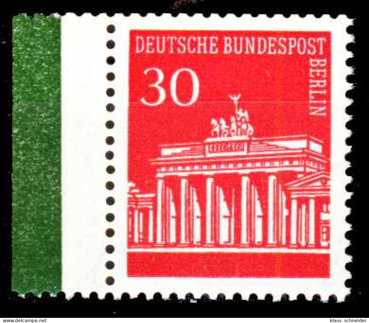 BERLIN DS BRAND. TOR Nr 288P Postfrisch X20E3D6 - Unused Stamps