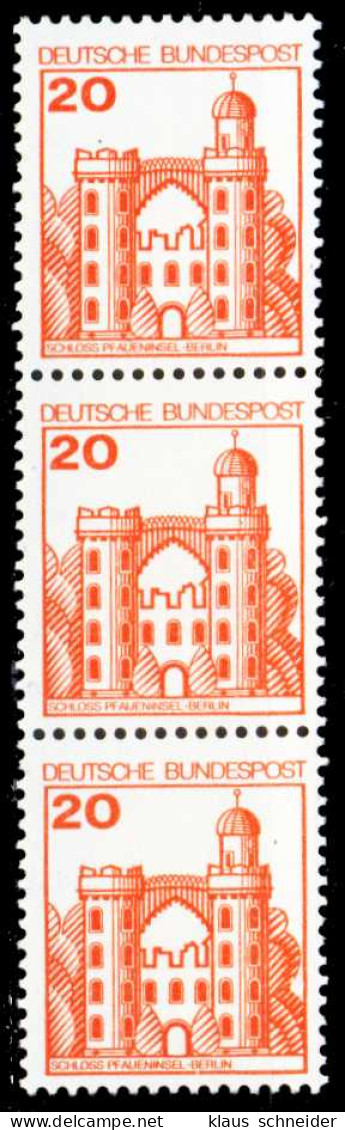 BRD DS BURGEN U. SCHLÖSSER Nr 995R Postfrisch 3ER STR X278D82 - Unused Stamps