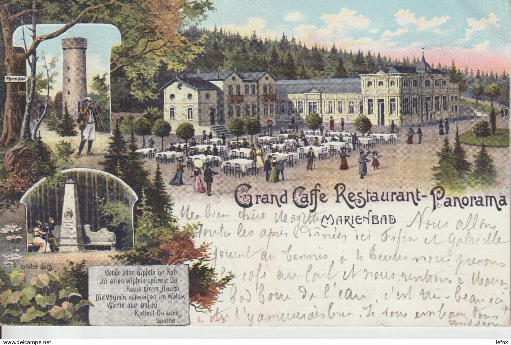 MARIIENBAD GRAND CAFE RESTAURANT PARONAMA 1903 - Czech Republic