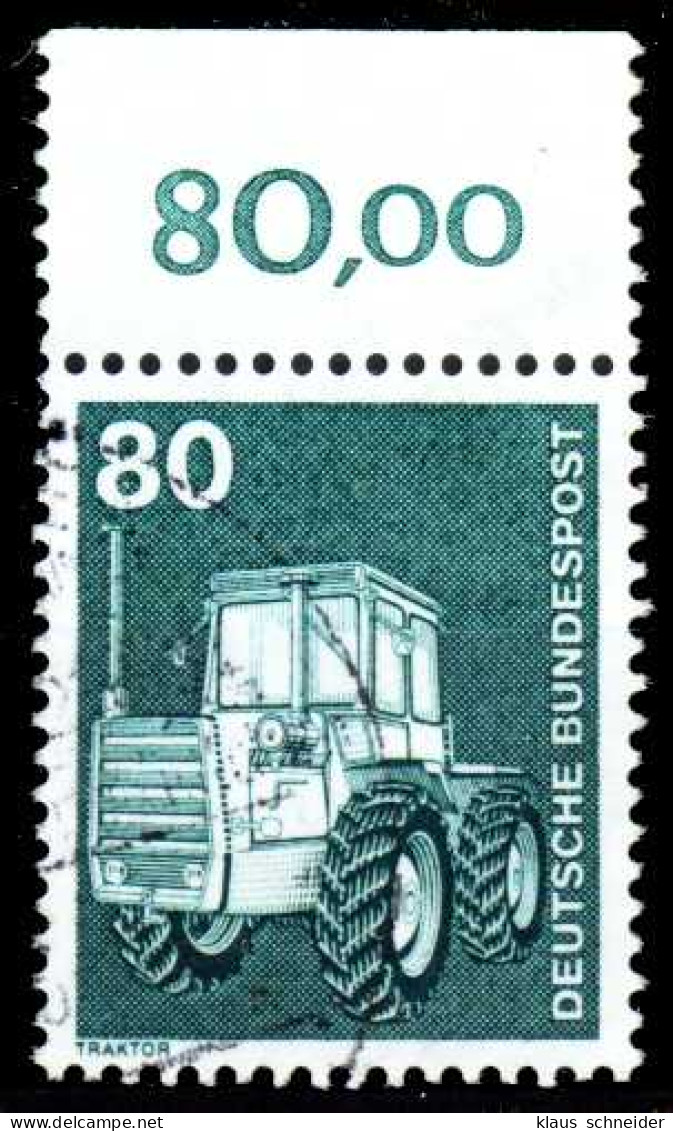BRD DS INDUSTRIE U. TECHNIK Nr 853 Gestempelt ORA X28090A - Used Stamps