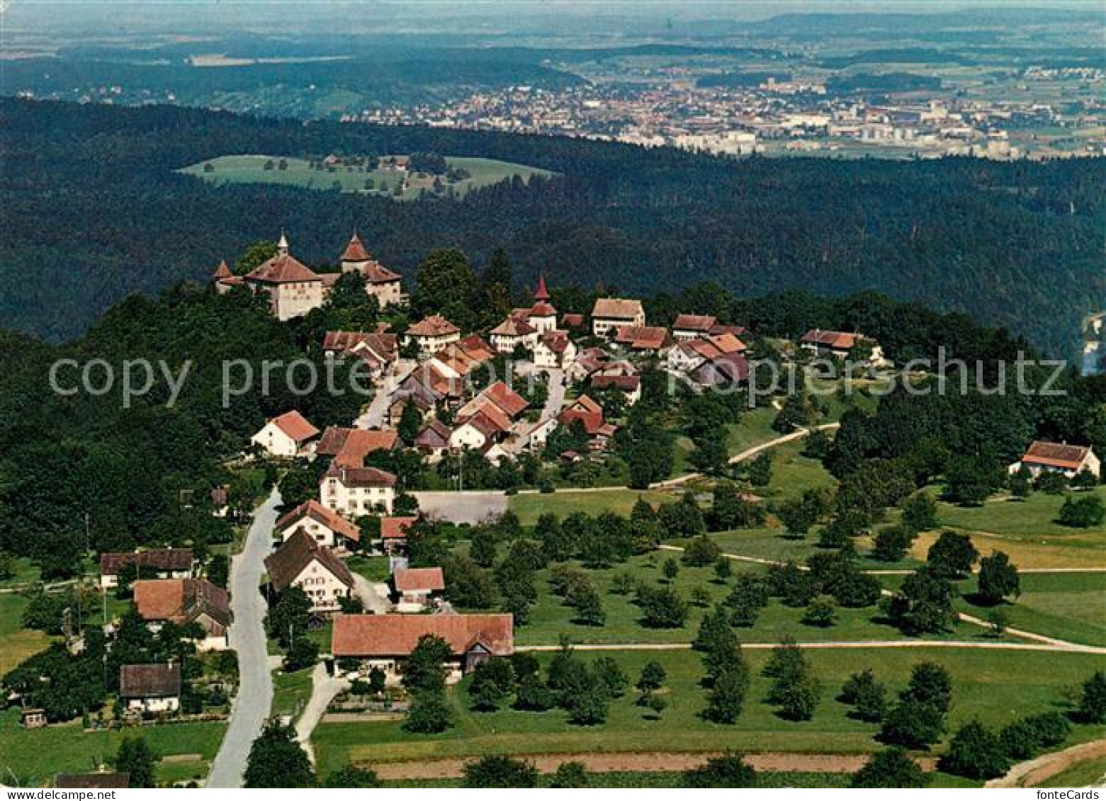 13311210 Kyburg ZH Schloss Kyburg Baudenkmal Fliegeraufnahme Kyburg ZH - Otros & Sin Clasificación