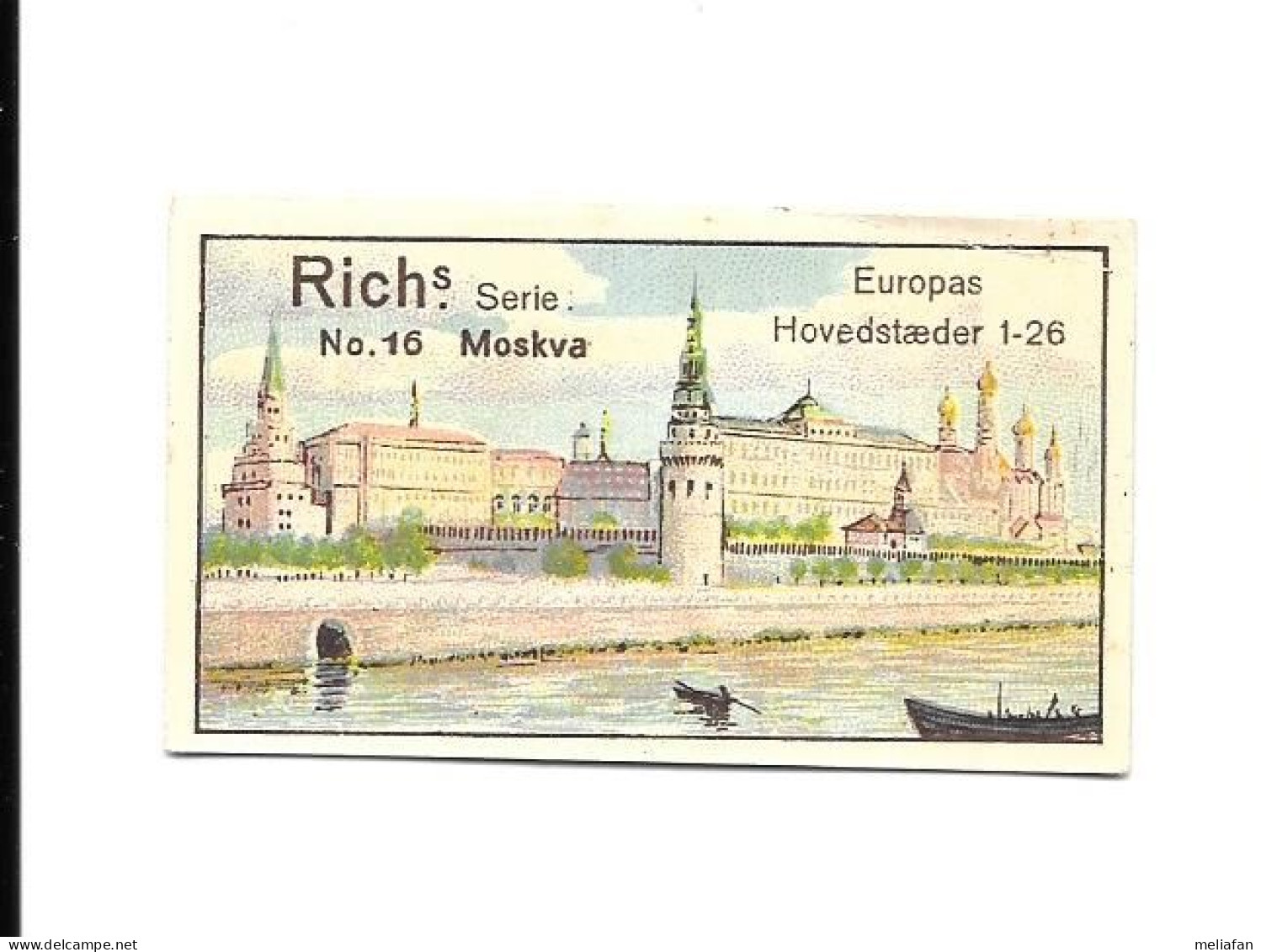 DS08 - CHROMO CAFES RICHS - CAPITALES EUROPEENNES - MOSCOU - KREMLIN - Thé & Café