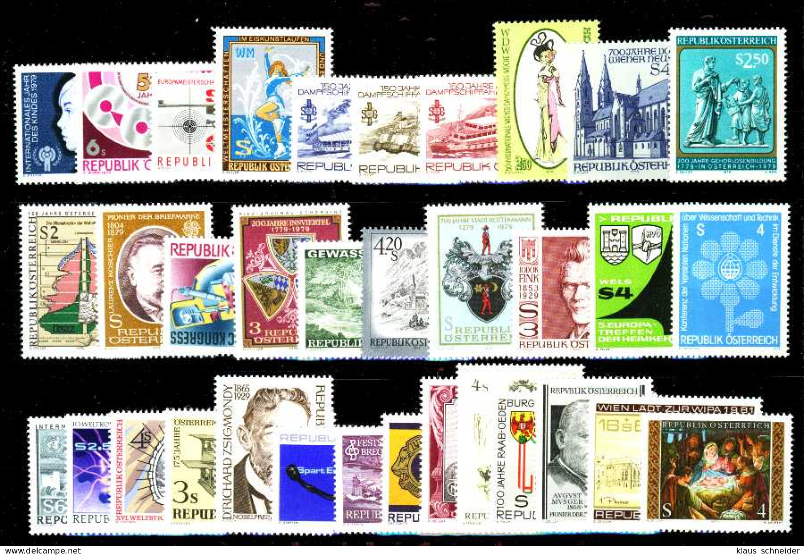 ÖSTERREICH Nr 1597-1630 Postfrisch JAHRGANG X352E7A - Full Years