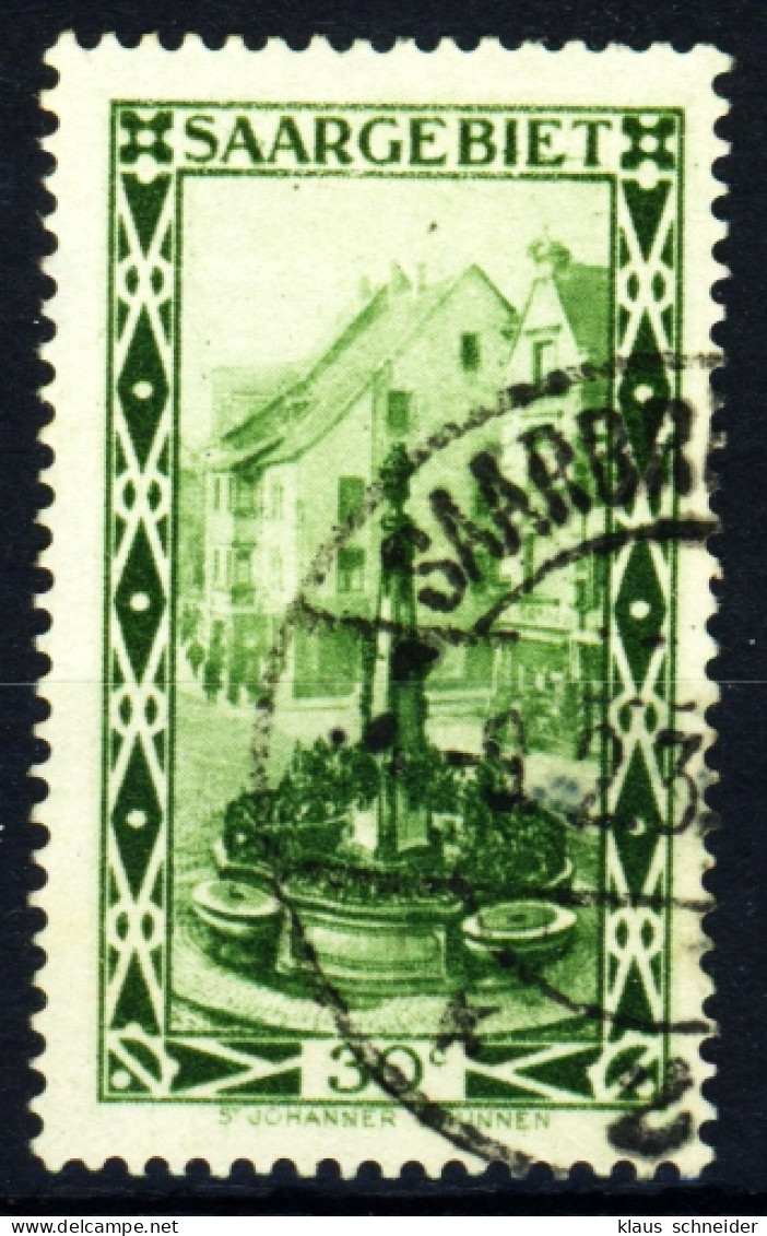 SAARGEBIET 1926 Nr 112 Zentrisch Gestempelt X3BEE92 - Gebraucht