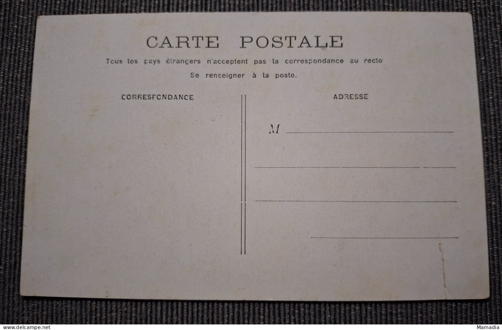 CARTE POSTALE ANCIENNE CYCLE VELO SERIE "MADEMOISELLE ECOUTEZ-MOI DONC" N°1 / 6 - Koppels