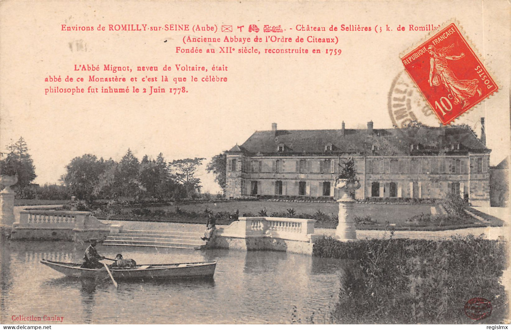 10-ROMILLY SUR SEINE-CHÂTEAU DE SELLIERES-N°518-C/0107 - Romilly-sur-Seine