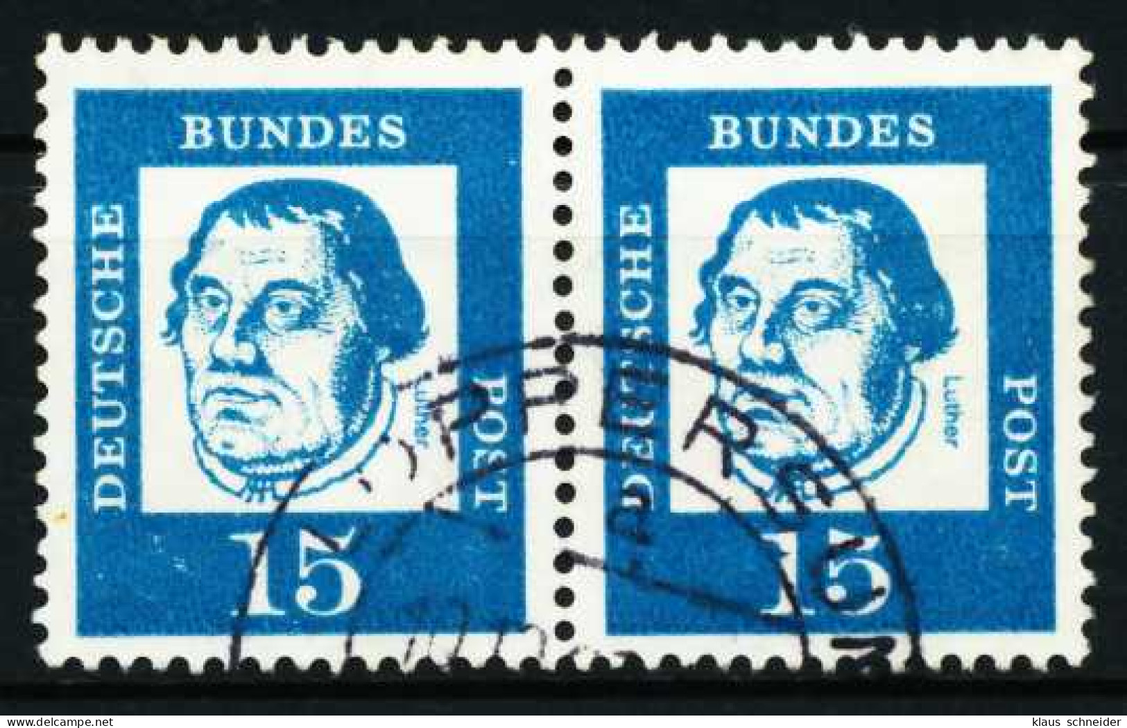 BRD DS BED. DEUT. Nr 351y Gestempelt WAAGR PAAR X580BA6 - Used Stamps