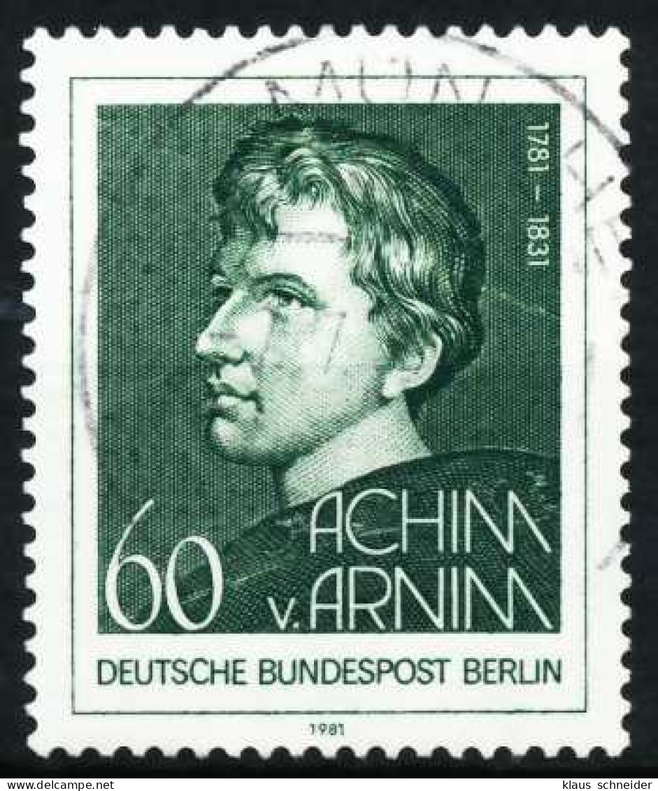 BERLIN 1981 Nr 637 Zentrisch Gestempelt X6210FE - Used Stamps