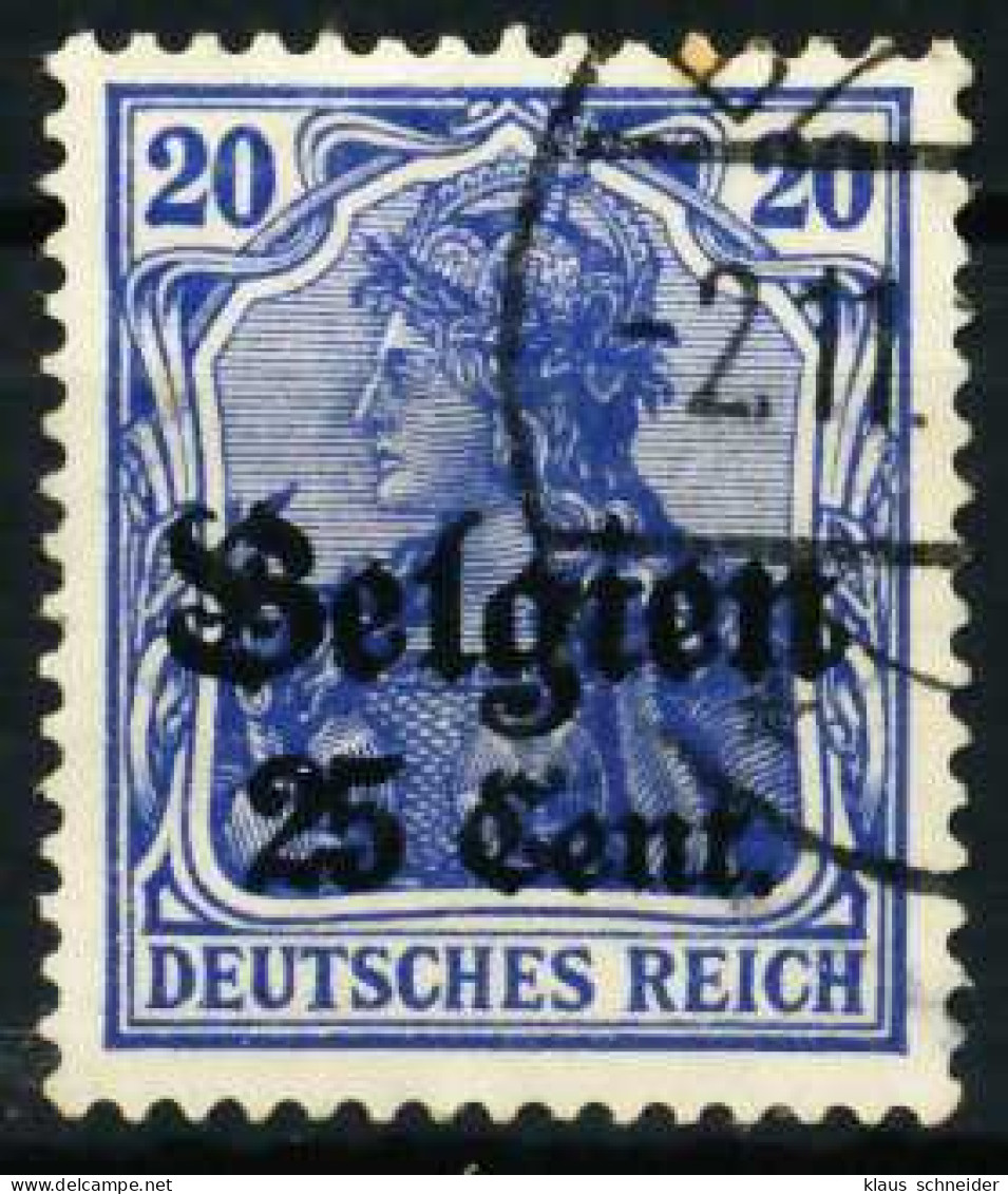 BES 1WK LP BELGIEN Nr 18a Gestempelt X629CEA - Besetzungen 1914-18