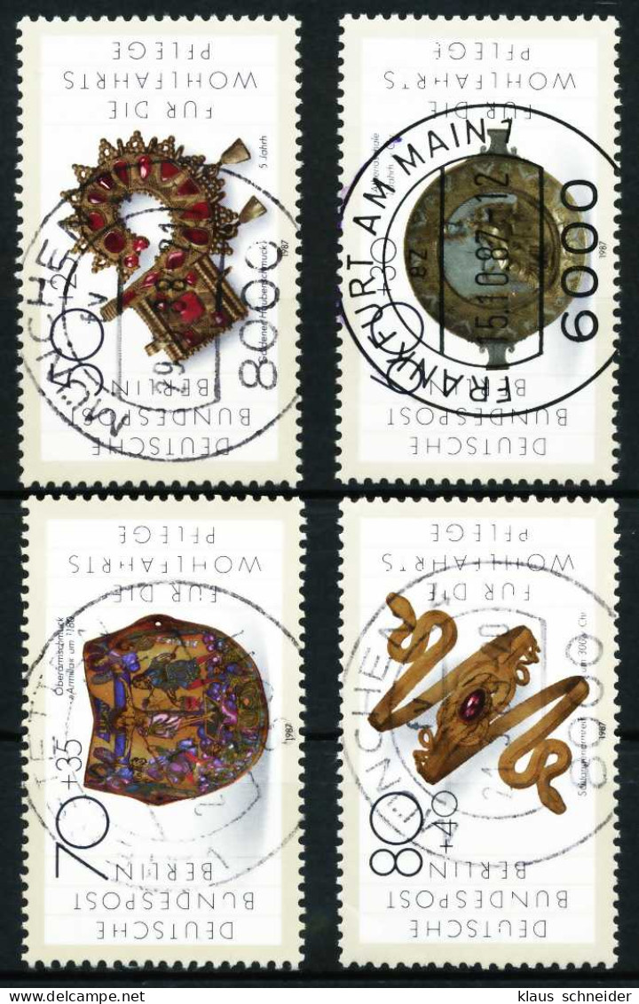 BERLIN 1987 Nr 789-792 Zentrisch Gestempelt X62A21A - Used Stamps