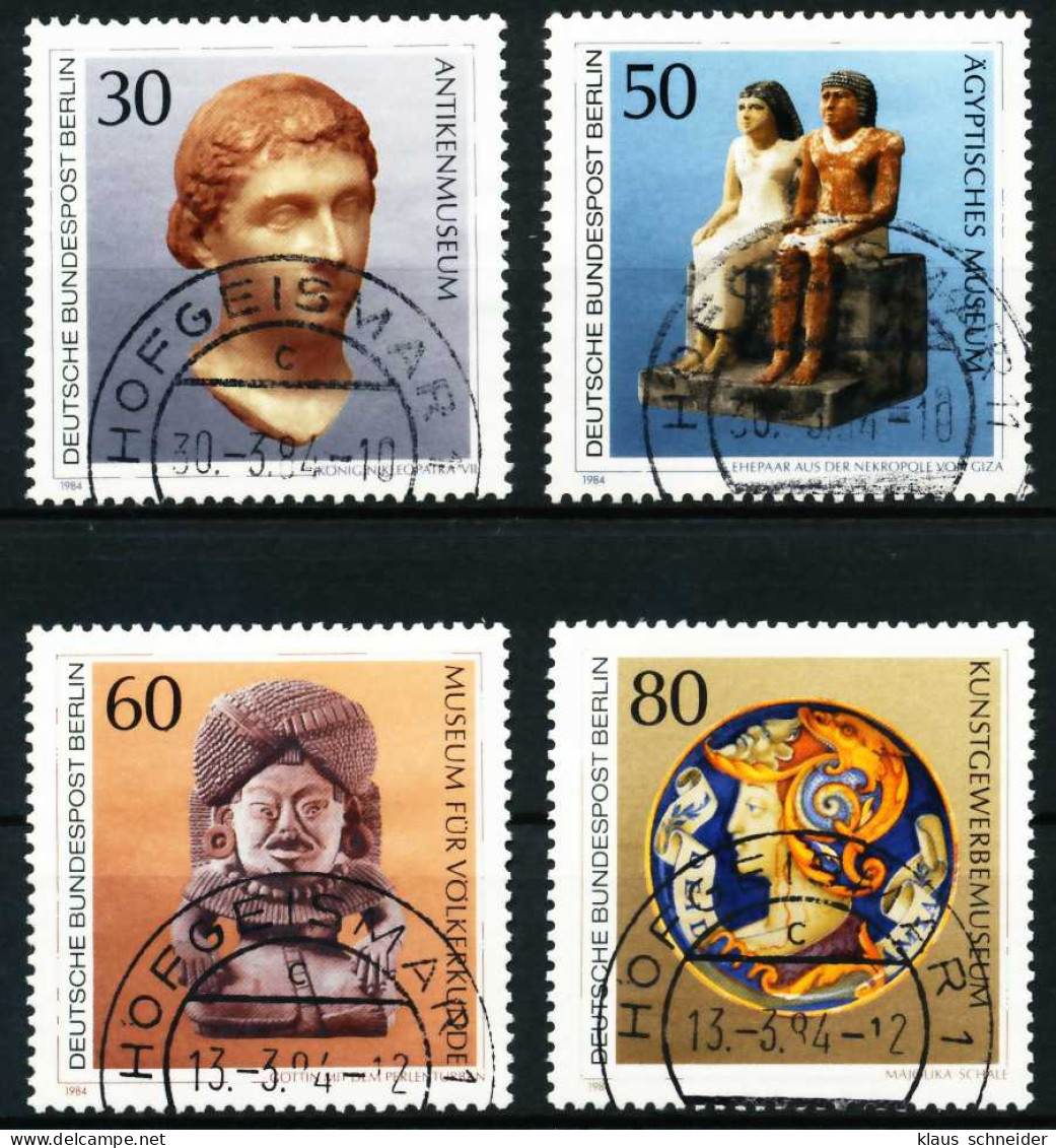 BERLIN 1984 Nr 708-711 Zentrisch Gestempelt X62E6D6 - Used Stamps
