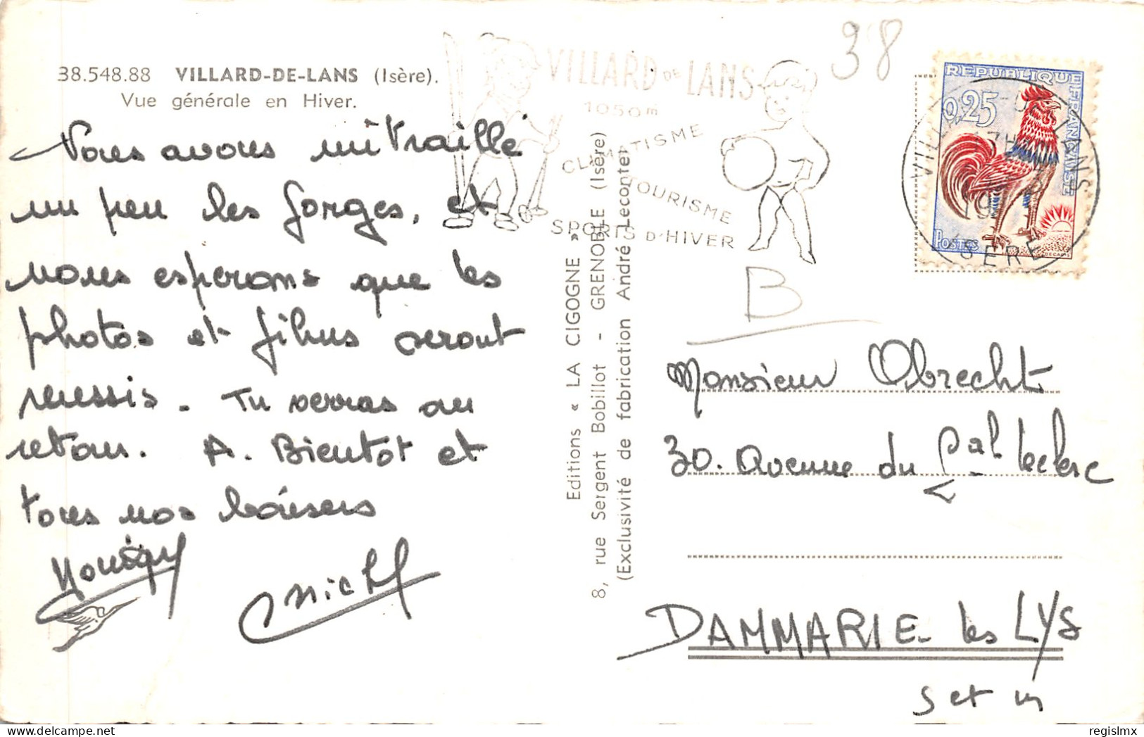 38-VILLARD DE LANS-N°519-B/0067 - Villard-de-Lans