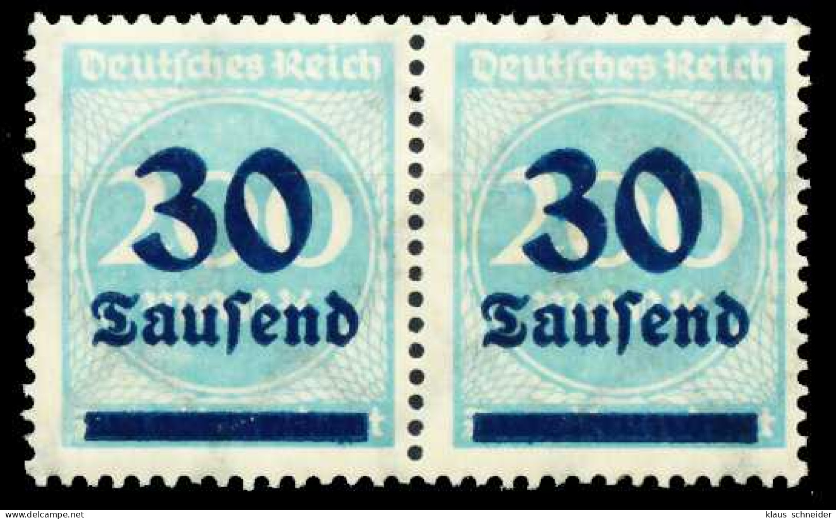 D-REICH INFLA Nr 285 Postfrisch WAAGR PAAR X6B430A - Unused Stamps