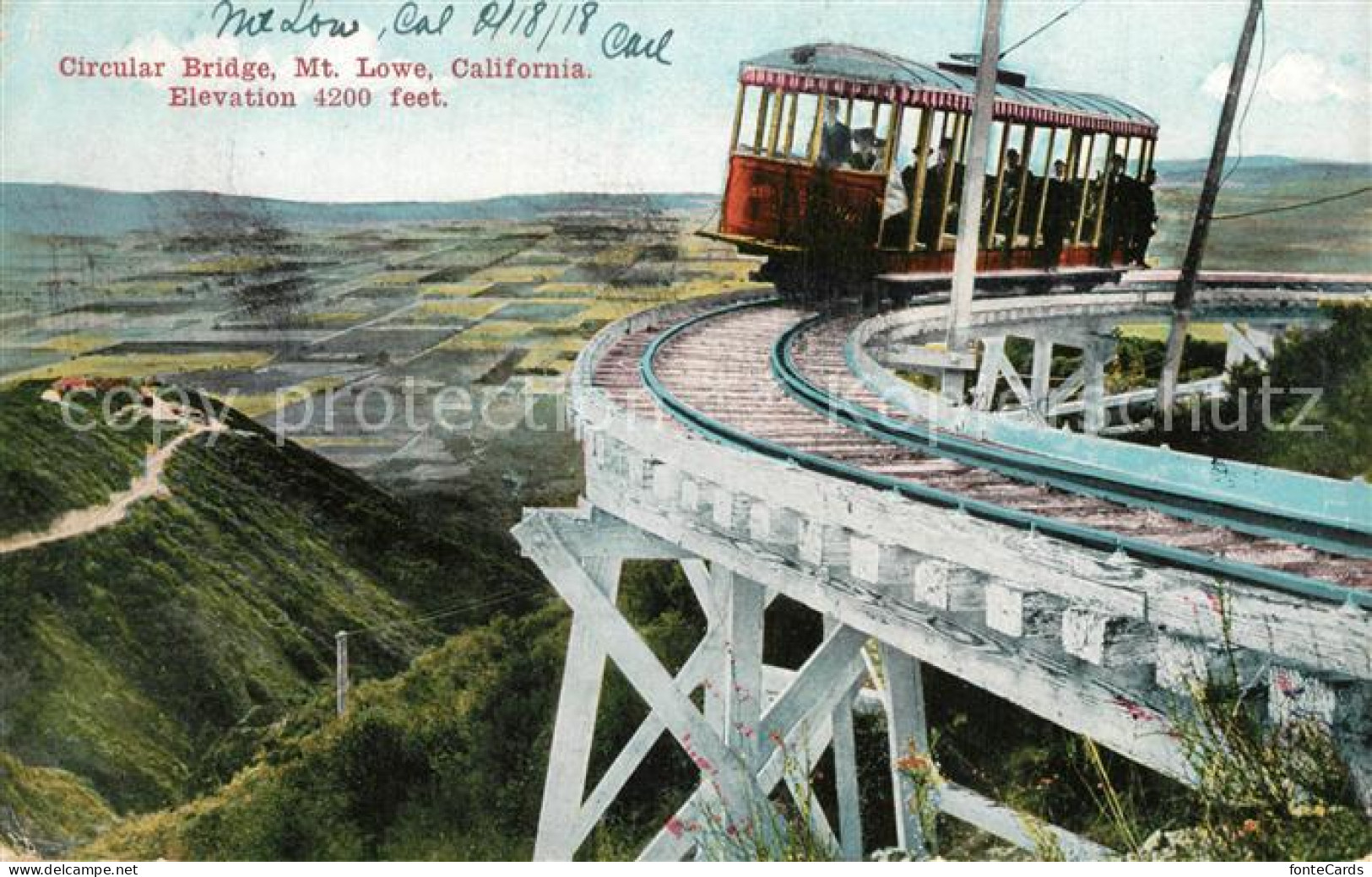 13310519 Mount_Lowe_California Circular Bridge Elevation - Sonstige & Ohne Zuordnung