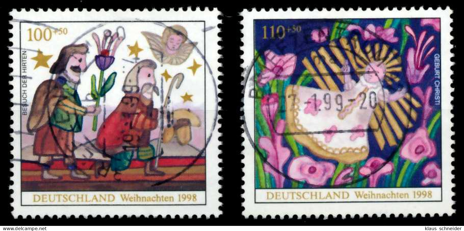 BRD 1998 Nr 2023-2024 Zentrisch Gestempelt X6C957A - Used Stamps