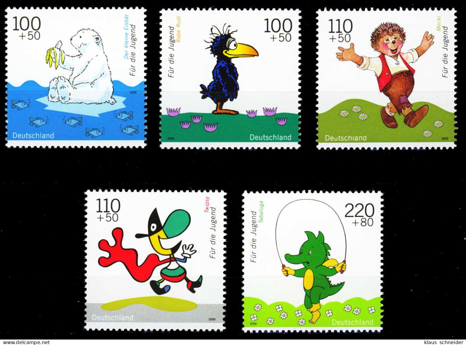 BRD 1999 Nr 2055-2059 Postfrisch SB31A66 - Unused Stamps