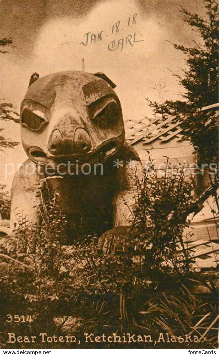 13310508 Ketchikan_Alaska Bear Totem - Other & Unclassified