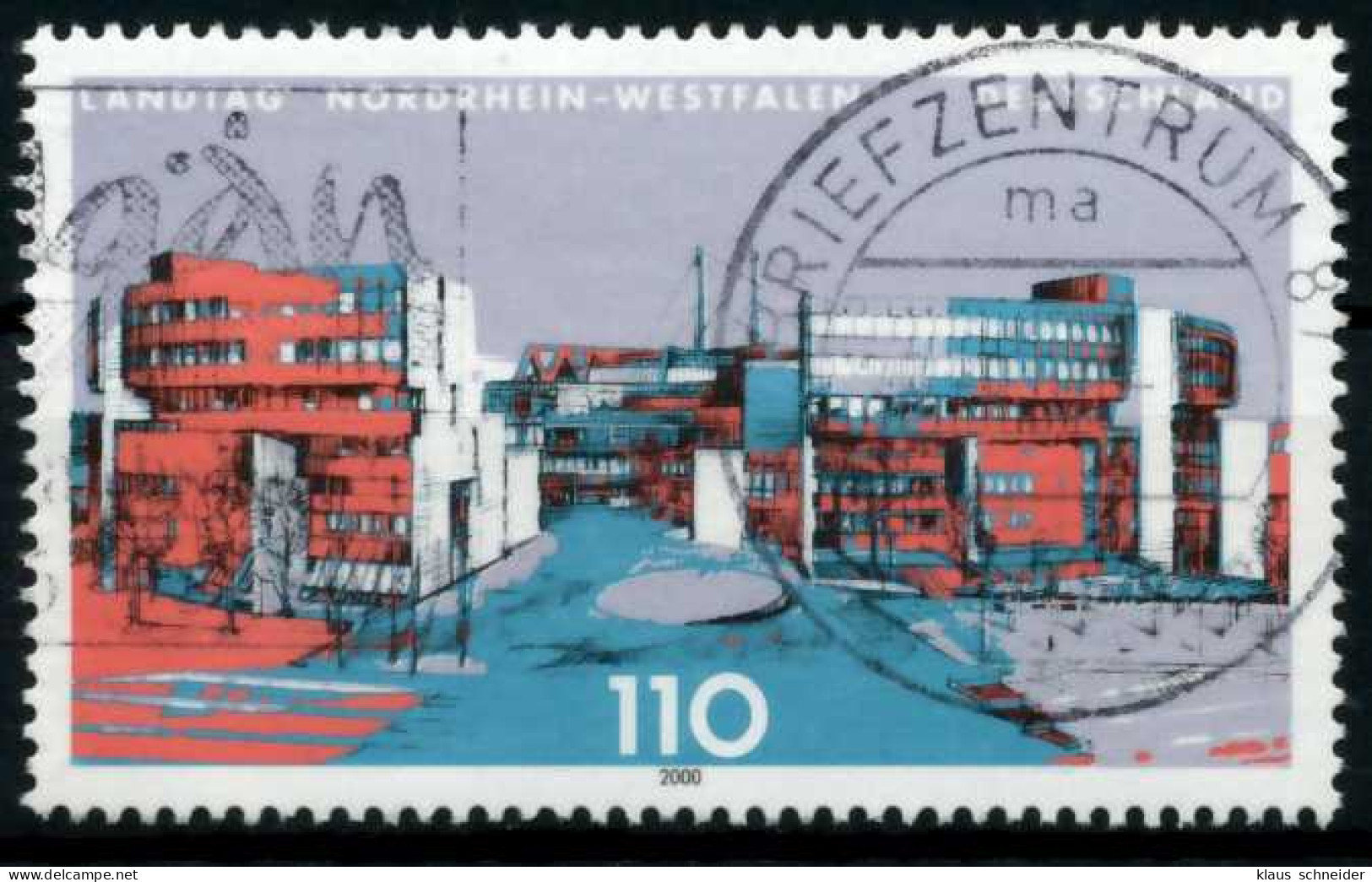 BRD 2000 Nr 2110 Zentrisch Gestempelt X6D8CBA - Used Stamps