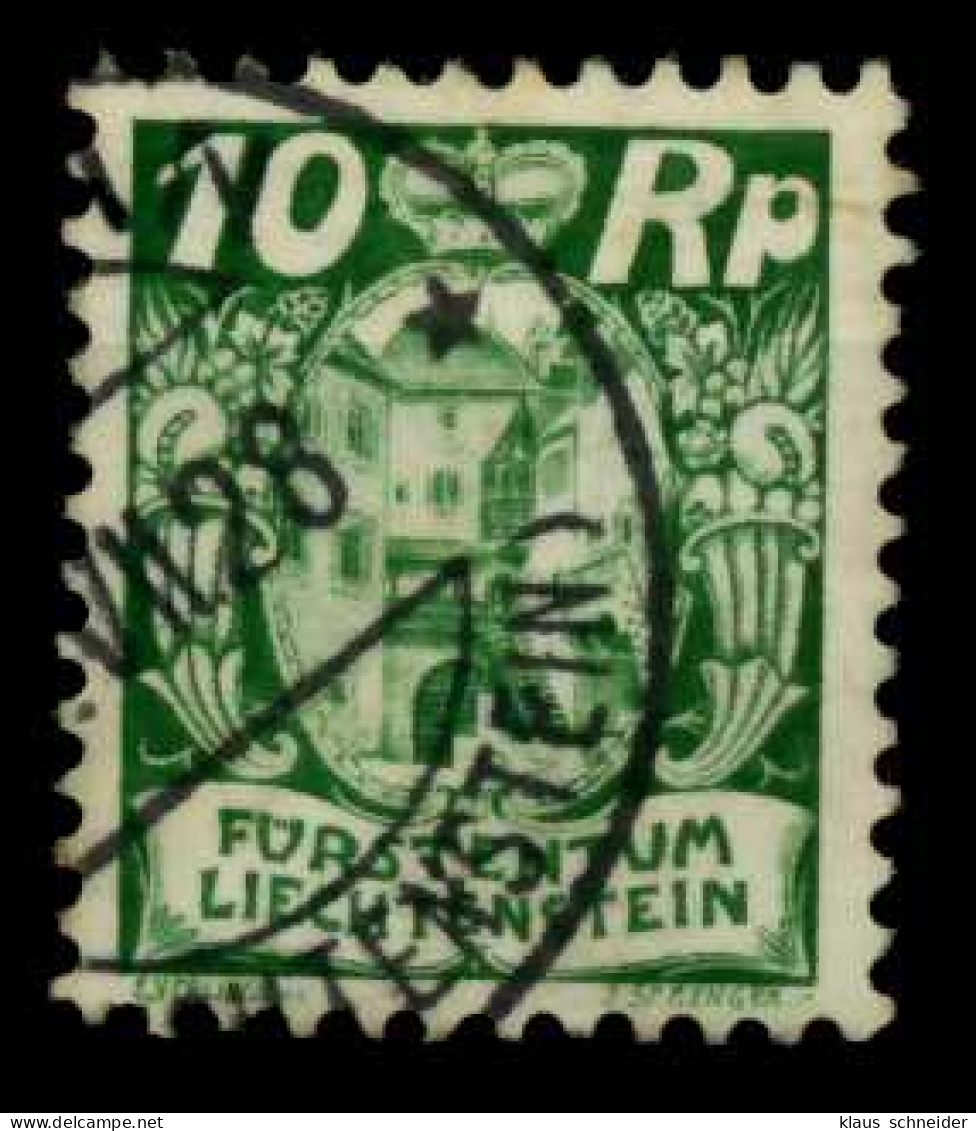 LIECHTENSTEIN 1925 Nr 68 Gestempelt X7212AE - Used Stamps