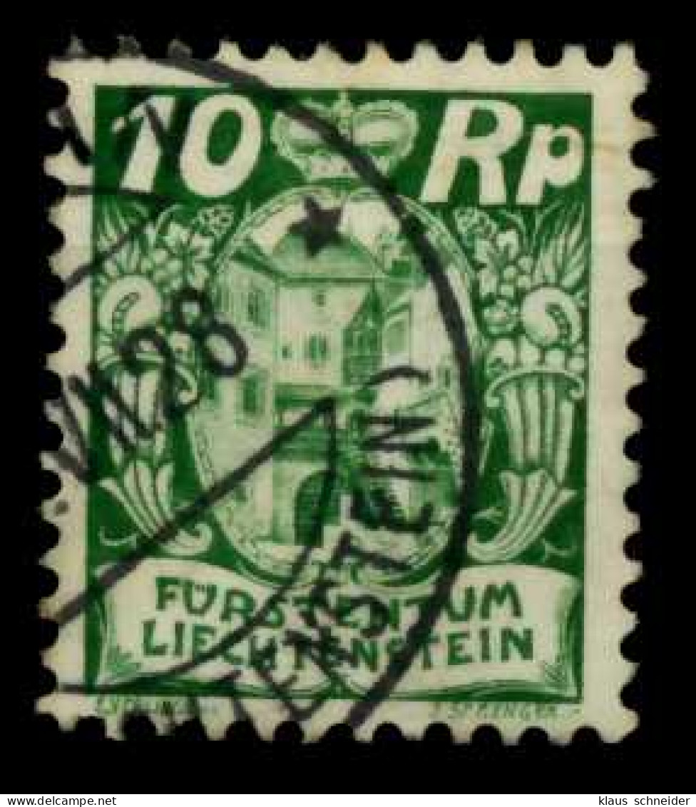 LIECHTENSTEIN 1925 Nr 68 Gestempelt X7212AE - Usati