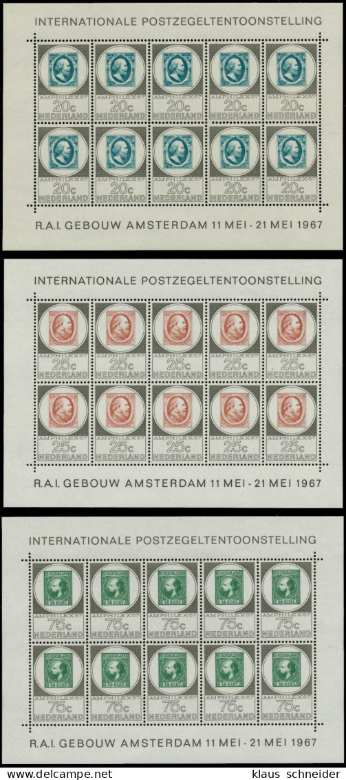 NIEDERLANDE Nr 880KB-882KB Postfrisch X74302A - Blokken