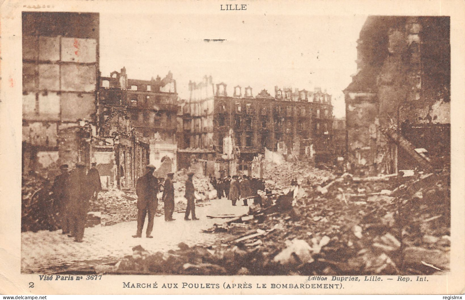 59-LILLE-BOMBARDEMENT-N°520-B/0119 - Lille