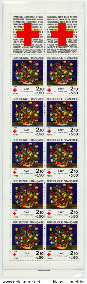 FRANKREICH MARKENHEFTCHEN Nr MH1 2473C Postfrisch MH X75CFAE - Rotes Kreuz