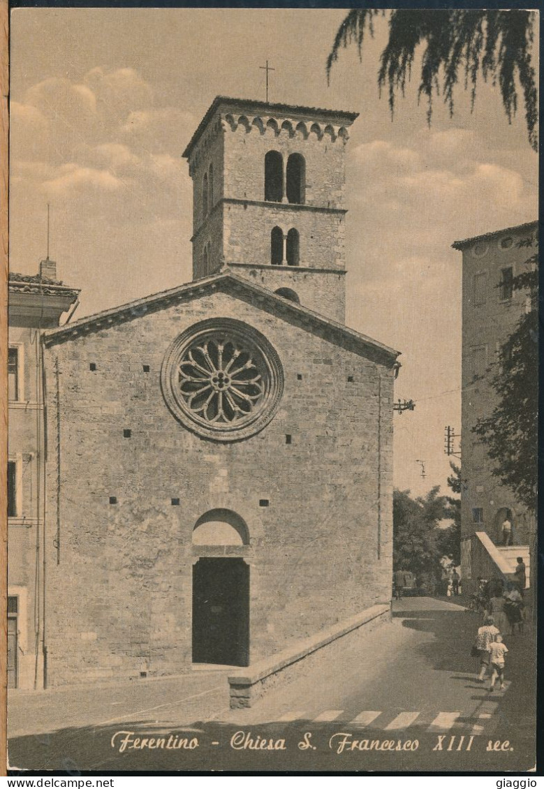 °°° 30775 - FERENTINO - CHIESA S. FRANCESCO (FR) °°° - Other & Unclassified
