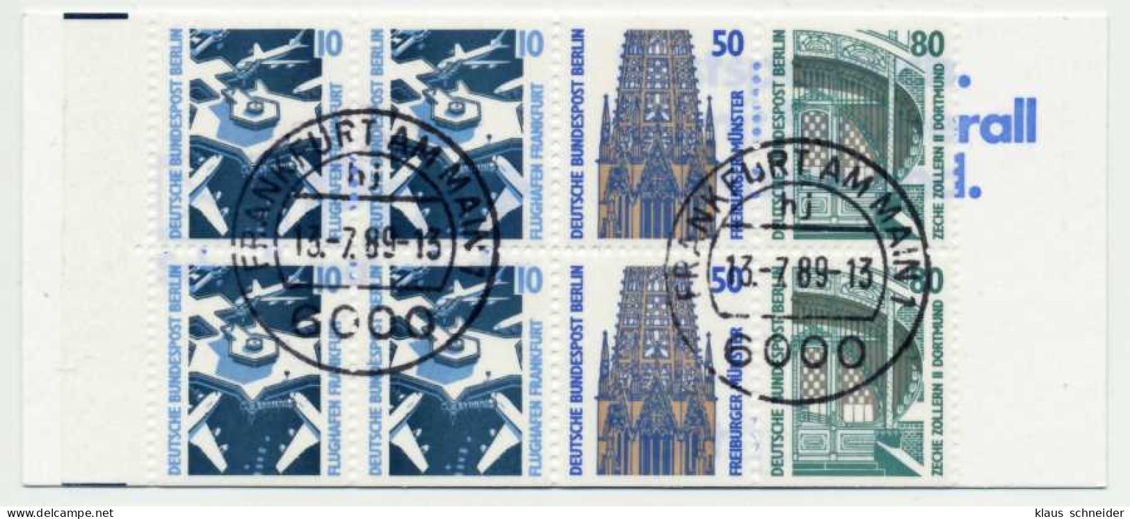 BERLIN MARKENHEFTCHEN Nr MH 14oZ Zentrisch Gestempelt X77C29A - Postzegelboekjes