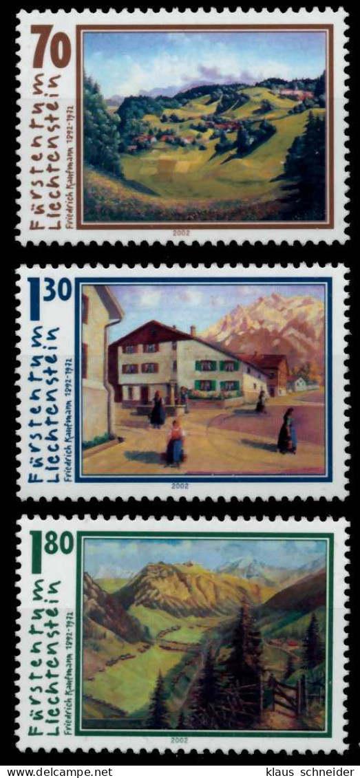 LIECHTENSTEIN 2002 Nr 1286-1288 Postfrisch S5486D2 - Neufs