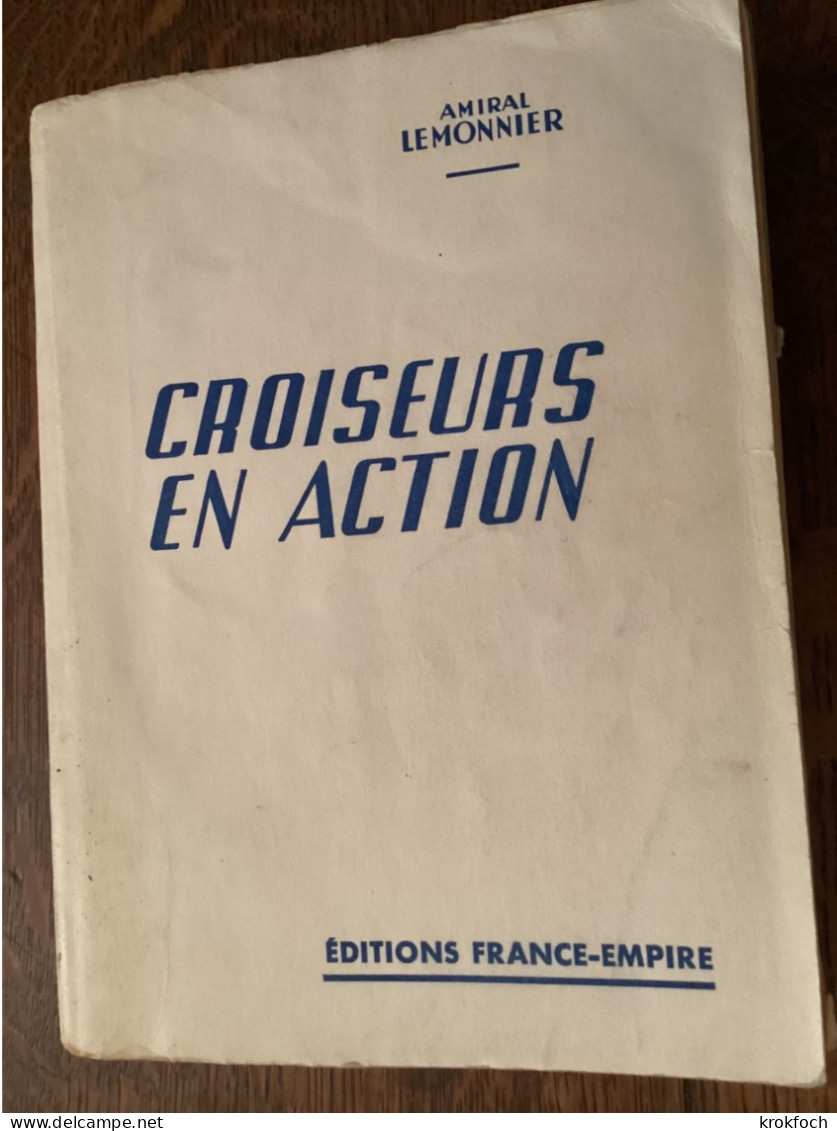 Croiseurs En Action - Amiral Lemonnier 1959 - Marine - Narvik Débarquement - France-Empire - War 1939-45