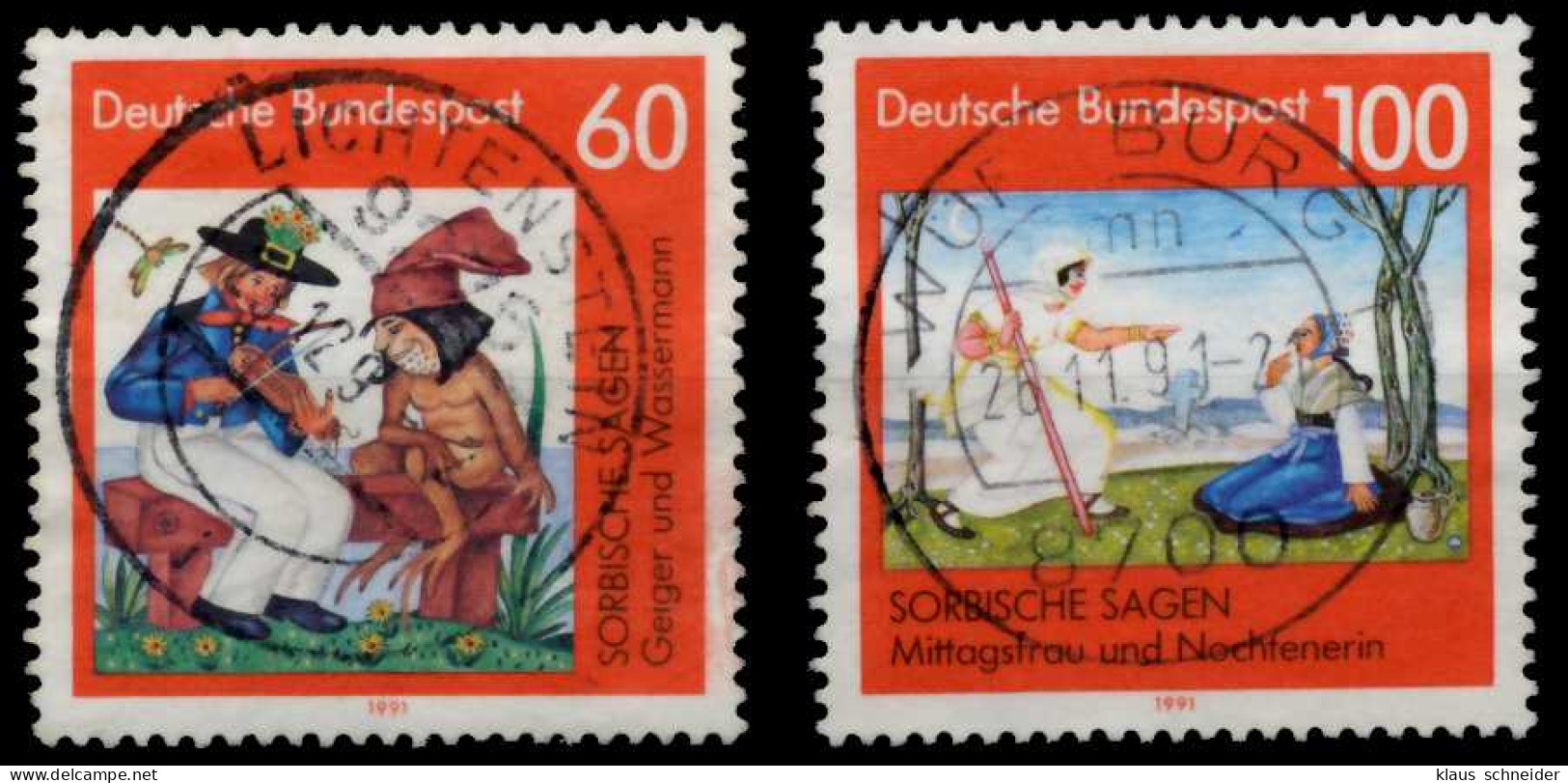 BRD 1991 Nr 1576-1577 Zentrisch Gestempelt X847A3E - Used Stamps