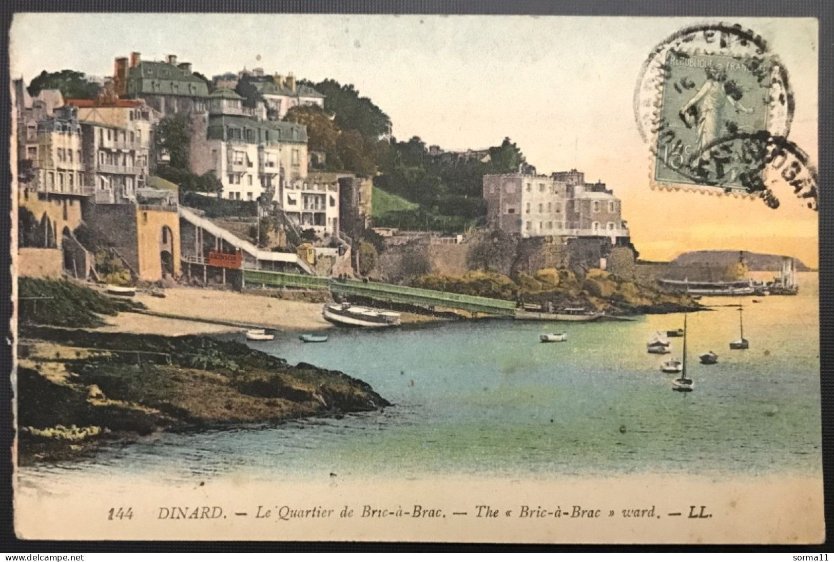 CPA DINARD 35 Le Quartier De Bric à Brac - Dinard