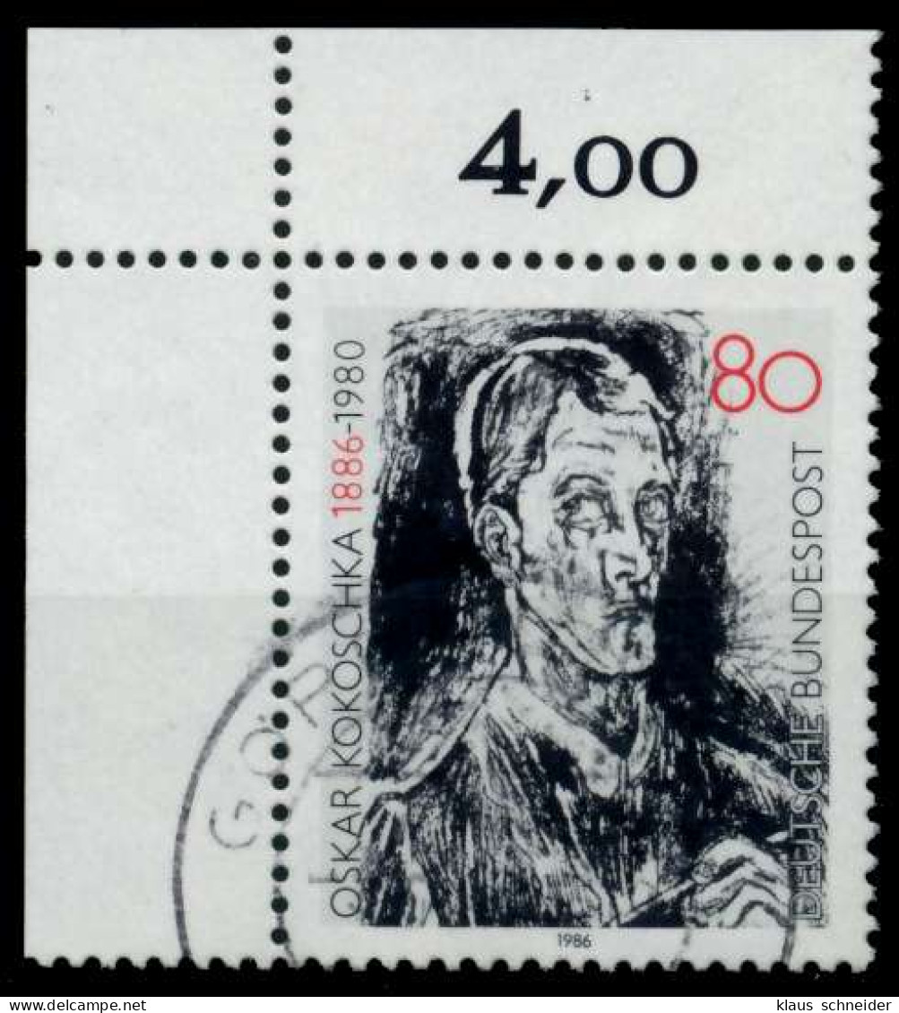 BRD 1986 Nr 1272 Zentrisch Gestempelt ECKE-OLI X894B2A - Used Stamps