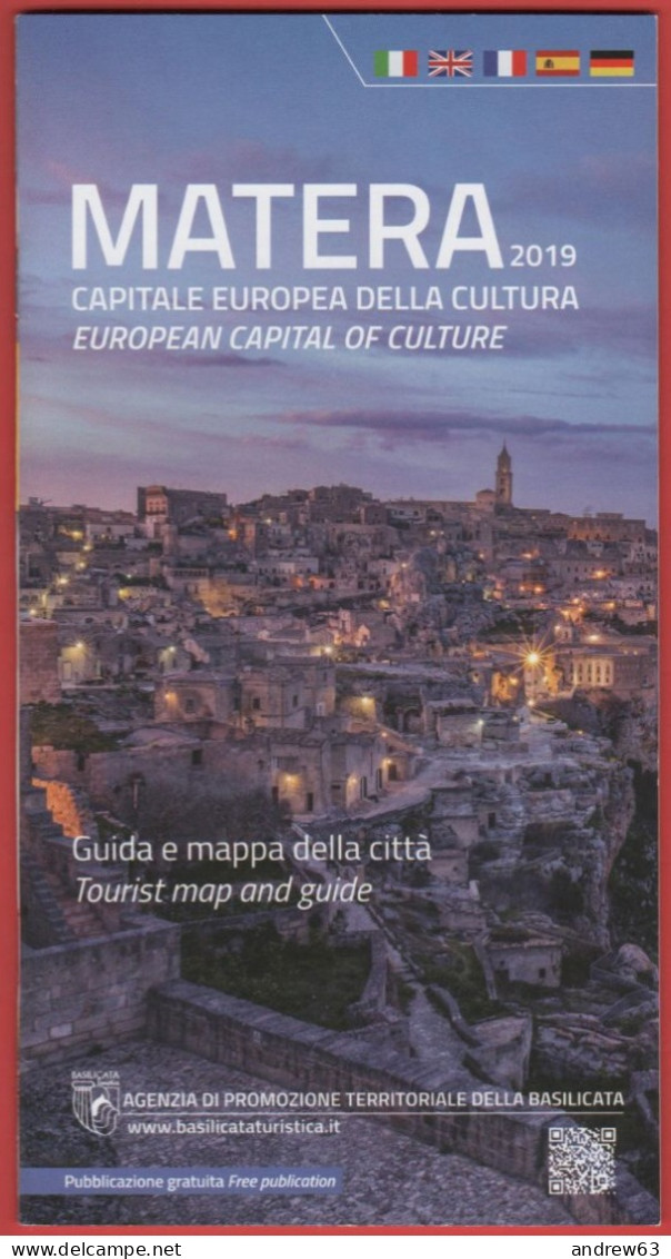 ITALIA - ITALY - ITALIE - Basilicata - Sassi Di Matera - Guida E Mappa Della Città - Dépliants Turistici